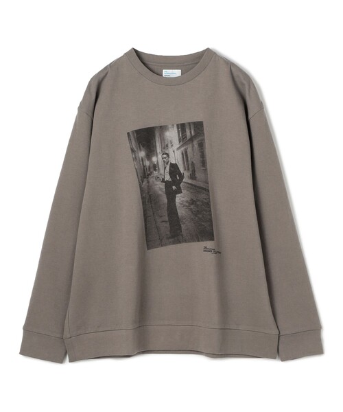 TOMORROWLAND (トゥモローランド)の「THE INTERNATIONAL IMAGES COLLECTION プリント ロングスリーブTシャツ(Tシャツ/カットソー・メンズ・ホワイト/チャコールグレー・M/LL/L)」の2枚目の写真