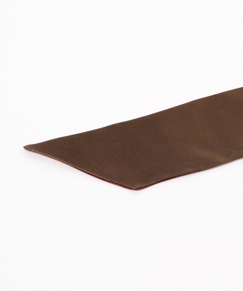 BEAMS BOY（ビームスボーイ）の「BEAMS BOY / サテン スカーフタイ（ネクタイ・レディース・ブラウン/ネイビー・ONE SIZE）」の5枚目の写真