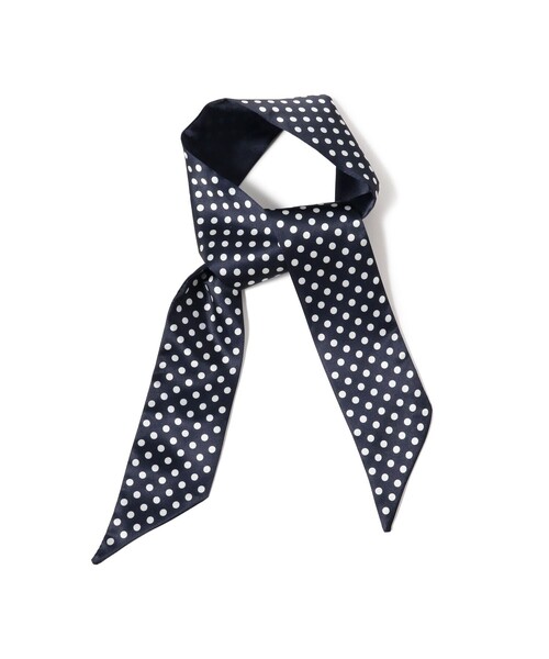 BEAMS BOY（ビームスボーイ）の「BEAMS BOY / サテン スカーフタイ（ネクタイ・レディース・ブラウン/ネイビー・ONE SIZE）」の6枚目の写真