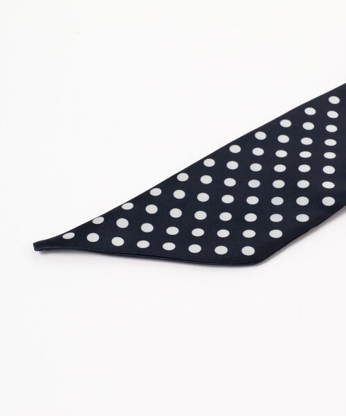 BEAMS BOY（ビームスボーイ）の「BEAMS BOY / サテン スカーフタイ（ネクタイ・レディース・ブラウン/ネイビー・ONE SIZE）」の8枚目の写真