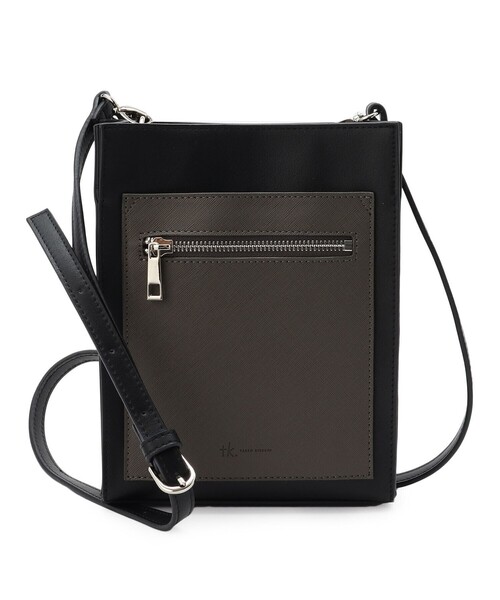 tk.TAKEO KIKUCHI(ティーケータケオキクチ)の「フロントポケットミニショルダーバッグ(ショルダーバッグ・メンズ・ブラック系6/ベージュ系6/ブラック系3/ベージュ系4/ブラック系5・00)」の22枚目の写真