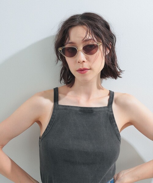 Ray BEAMS（レイビームス）の「Ray BEAMS High Basic / スクエアネック キャミソール（Tシャツ/カットソー・レディース・チャコールグレー/ダークブラウン/ベージュ・ONE SIZE）」の11枚目の写真