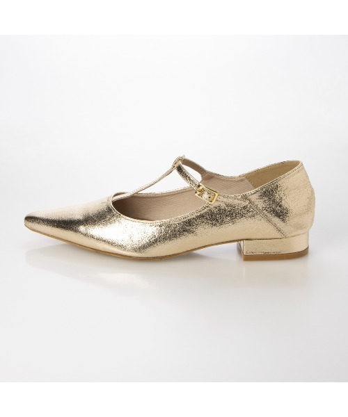 EVOL（イーボル）の「【EVOL】Tストラップ3cmヒールポインテッドパンプス IV5186（パンプス・レディース・ブラック/ベージュ/ゴールド・22.0cm/22.5cm/23.0cm/23.5cm/24.0cm/24.5cm/25.0cm）」の13枚目の写真