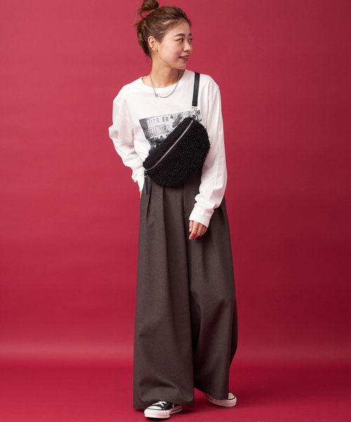 JOURNAL STANDARD relume(ジャーナルスタンダード レリューム)の「【MARLON/マルロン】PERCY MEDIUM TEDDY BAG:バッグ(ボディバッグ/ウエストポーチ・レディース・ブラック/ブラウン系その他・FREE)」の14枚目の写真
