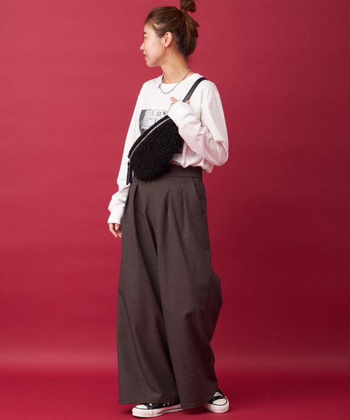 JOURNAL STANDARD relume(ジャーナルスタンダード レリューム)の「【MARLON/マルロン】PERCY MEDIUM TEDDY BAG:バッグ(ボディバッグ/ウエストポーチ・レディース・ブラック/ブラウン系その他・FREE)」の13枚目の写真
