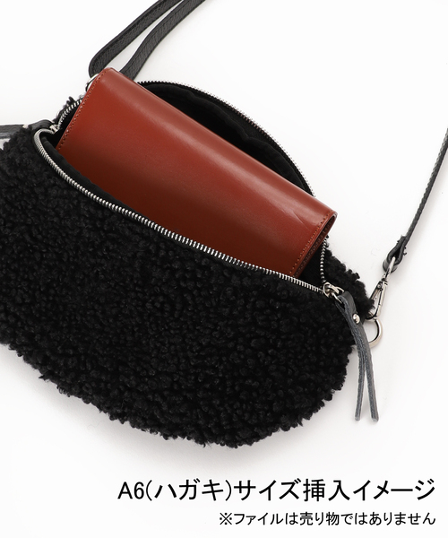 MARLON/マルロン】PERCY MEDIUM TEDDY BAG：バッグ（ボディ