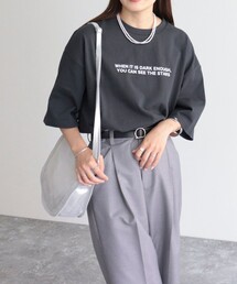 fredy emue | ちびロゴ5分袖Tシャツ(Tシャツ/カットソー)