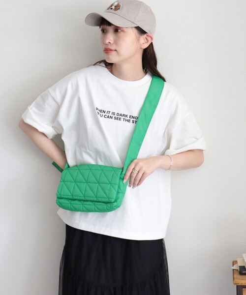 fredy emue(フレディエミュ)の「ちびロゴ5分袖Tシャツ(Tシャツ/カットソー・レディース・チャコールグレー/オフホワイト/ブラウン・38)」の21枚目の写真
