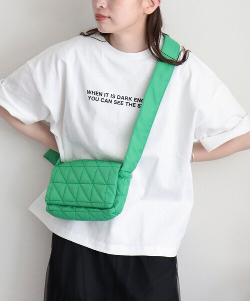 fredy emue(フレディエミュ)の「ちびロゴ5分袖Tシャツ(Tシャツ/カットソー・レディース・チャコールグレー/オフホワイト/ブラウン・38)」の22枚目の写真