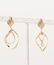 GGD SELECT（ジージーディー　セレクト）の「Wねじり パーツピアス ゴールド[ACCACC]（ピアス（両耳用））」