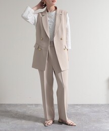 fredy emue | 【セットアップ対応】ダブルブレストジレベスト(ブルゾン)