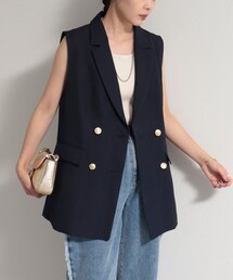 fredy emue | 【セットアップ対応】ダブルブレストジレベスト(ブルゾン)