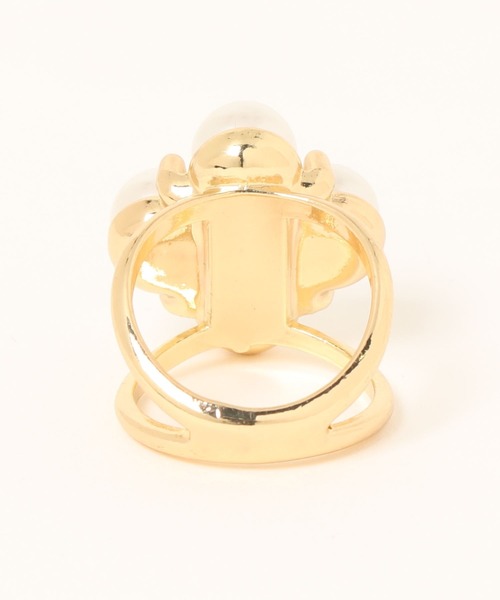 apres jour（アプレジュール）の「【apres jour×ARIAZ】パールデザインボウタイスカーフリング（ストール/ショール・レディース・シルバー/ゴールド・FREE）」の6枚目の写真