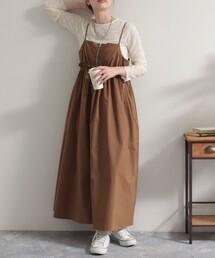 fredy emue | フロントZIPギャザーキャミワンピース(ワンピース)