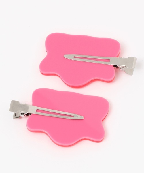 BAYFLOW（ベイフロー）の「【PINK PANTHER(ピンクパンサー)×BAYFLOW】前髪クリップ2P（バレッタ/ヘアクリップ・レディース・ピンク・0）」の3枚目の写真
