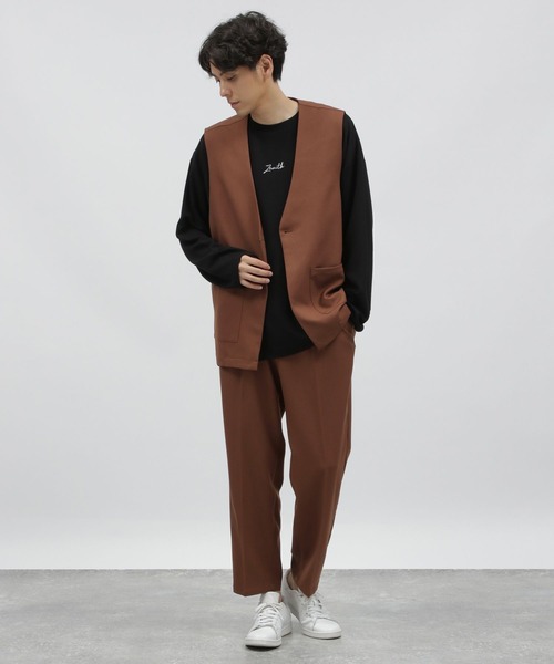 LAKOLE(ラコレ)の「ウールライクPEジレ / 966761(ベスト・メンズ・ブラウン/グレー/ブラック・MEDIUM/LARGE)」の6枚目の写真