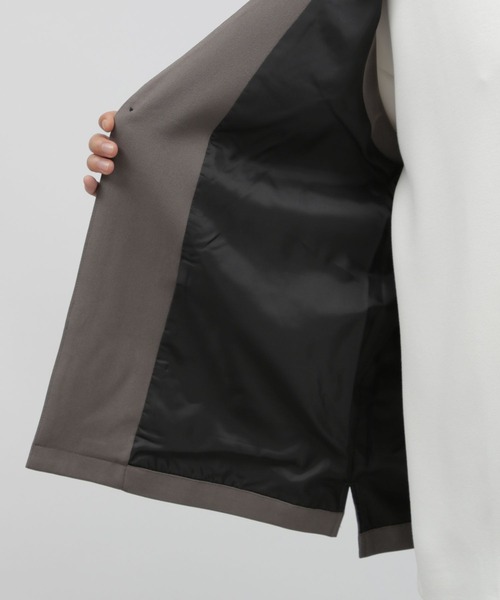 LAKOLE(ラコレ)の「ウールライクPEジレ / 966761(ベスト・メンズ・ブラウン/グレー/ブラック・MEDIUM/LARGE)」の14枚目の写真
