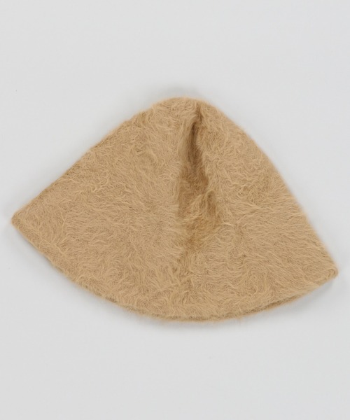 SPINNS（スピンズ）の「アンゴラバケットハット（ハット・レディース・ピンク/アイボリー/ベージュ/ブラック・ONESIZE）」の17枚目の写真