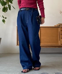 un dix cors | デニムストレートパンツ(デニムパンツ)