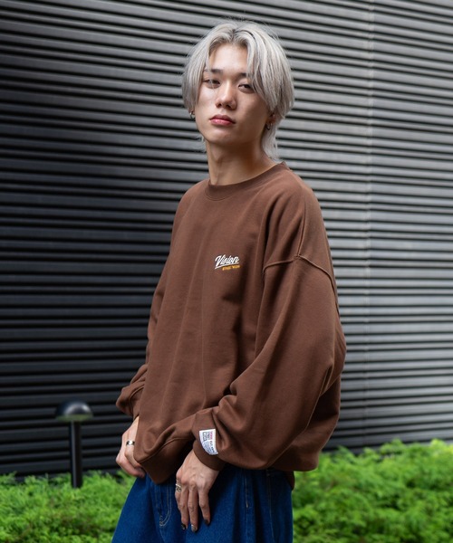 VISION STREET WEAR(ヴィジョンストリートウェア)の「【VISION STREET WEAR/ビジョンストリートウェア】 バックプリント バック刺繍 裏毛 クルーネック トレーナー スウェット(スウェット・メンズ・杢グレー/ブラック/ブルー/ブラウン・MEDIUM/LARGE/X-LARGE)」の21枚目の写真