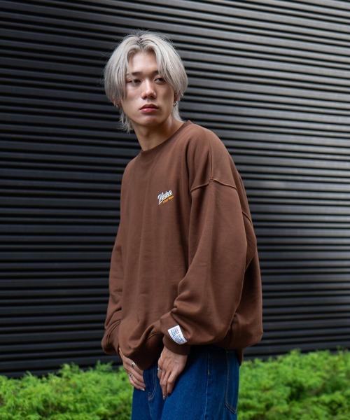 VISION STREET WEAR(ヴィジョンストリートウェア)の「【VISION STREET WEAR/ビジョンストリートウェア】 バックプリント バック刺繍 裏毛 クルーネック トレーナー スウェット(スウェット・メンズ・杢グレー/ブラック/ブルー/ブラウン・MEDIUM/LARGE/X-LARGE)」の20枚目の写真