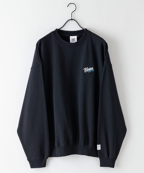 VISION STREET WEAR(ヴィジョンストリートウェア)の「【VISION STREET WEAR/ビジョンストリートウェア】 バックプリント バック刺繍 裏毛 クルーネック トレーナー スウェット(スウェット・メンズ・杢グレー/ブラック/ブルー/ブラウン・MEDIUM/LARGE/X-LARGE)」の11枚目の写真