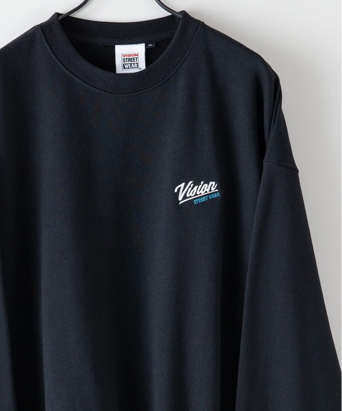 VISION STREET WEAR(ヴィジョンストリートウェア)の「【VISION STREET WEAR/ビジョンストリートウェア】 バックプリント バック刺繍 裏毛 クルーネック トレーナー スウェット(スウェット・メンズ・杢グレー/ブラック/ブルー/ブラウン・MEDIUM/LARGE/X-LARGE)」の10枚目の写真