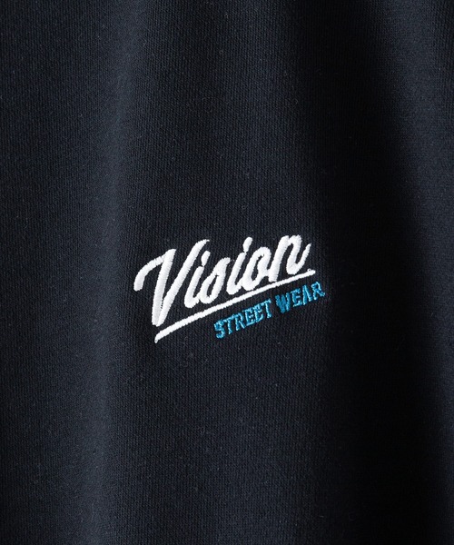 VISION STREET WEAR(ヴィジョンストリートウェア)の「【VISION STREET WEAR/ビジョンストリートウェア】 バックプリント バック刺繍 裏毛 クルーネック トレーナー スウェット(スウェット・メンズ・杢グレー/ブラック/ブルー/ブラウン・MEDIUM/LARGE/X-LARGE)」の5枚目の写真