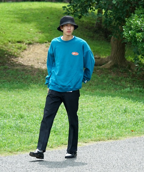 VISION STREET WEAR(ヴィジョンストリートウェア)の「【VISION STREET WEAR/ビジョンストリートウェア】 バックプリント バック刺繍 裏毛 クルーネック トレーナー スウェット(スウェット・メンズ・杢グレー/ブラック/ブルー/ブラウン・MEDIUM/LARGE/X-LARGE)」の15枚目の写真