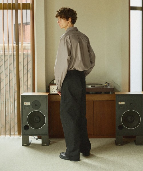 Bleme(ブレム)の「【販売中止】マルチカラーリラックス長袖ブロードシャツ(シャツ/ブラウス・メンズ・カーキ/ダークブラウン/ライトブルー/ベージュ・L/M/XL/S)」の21枚目の写真