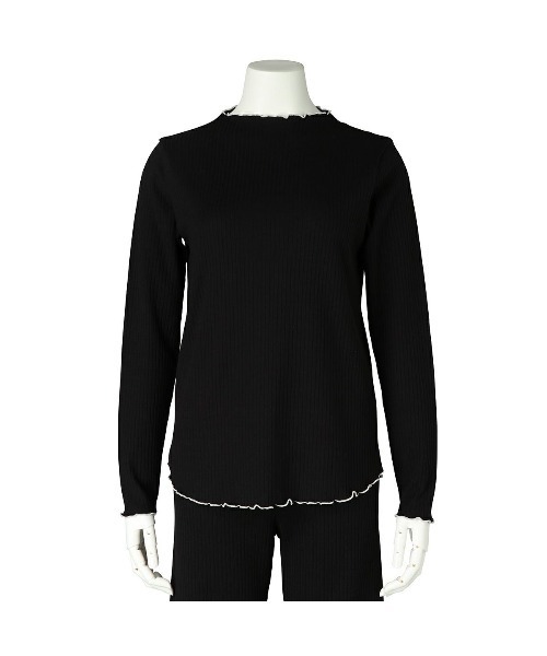 KID BLUE(キッドブルー)の「キッドブルー -23リブココウール -長袖トップス -KRVN539 -kidblue(その他トップス・レディース・オレンジ/ブラック・M)」の9枚目の写真