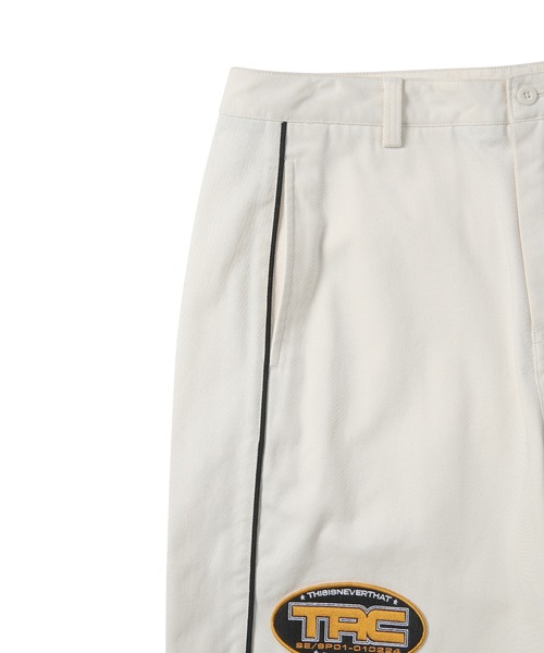 thisisneverthat（ディスイズネバーザット）の「TRC Racing Short（その他パンツ・メンズ・オフホワイト/チャコール/レッド・XL/S/L/M）」の15枚目の写真