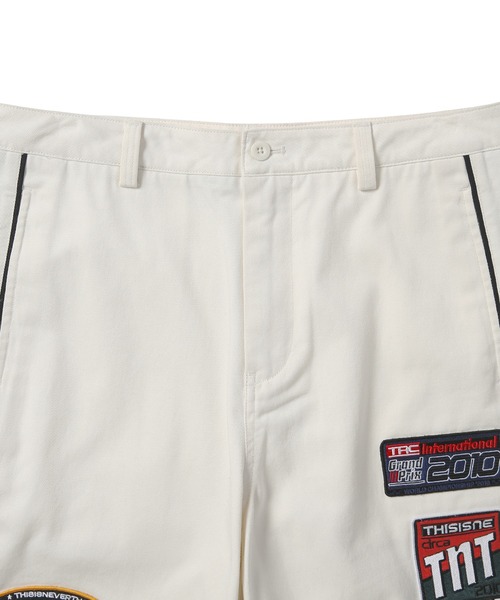 thisisneverthat（ディスイズネバーザット）の「TRC Racing Short（その他パンツ・メンズ・オフホワイト/チャコール/レッド・XL/S/L/M）」の14枚目の写真