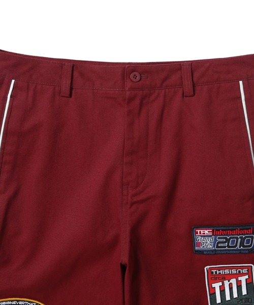 thisisneverthat（ディスイズネバーザット）の「TRC Racing Short（その他パンツ・メンズ・オフホワイト/チャコール/レッド・XL/S/L/M）」の9枚目の写真