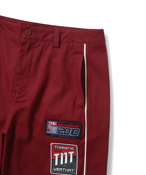 thisisneverthat（ディスイズネバーザット）の「TRC Racing Short（その他パンツ・メンズ・オフホワイト/チャコール/レッド・XL/S/L/M）」の11枚目の写真