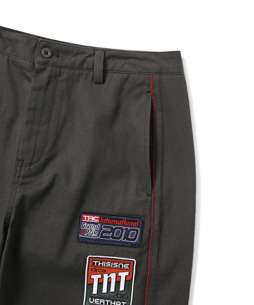 thisisneverthat（ディスイズネバーザット）の「TRC Racing Short（その他パンツ・メンズ・オフホワイト/チャコール/レッド・XL/S/L/M）」の6枚目の写真