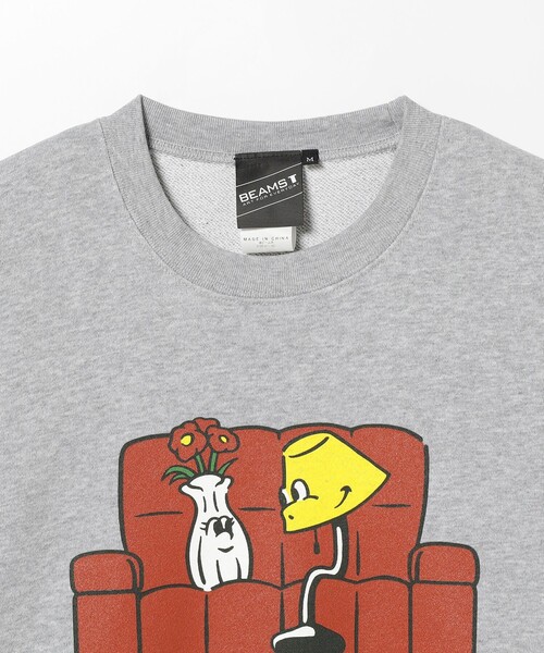 BEAMS T（ビームスティー）の「BEAMS T / ENRICH クルーネック スウェット（スウェット・メンズ・ネイビー/グレー・L/S/XL/M）」の4枚目の写真