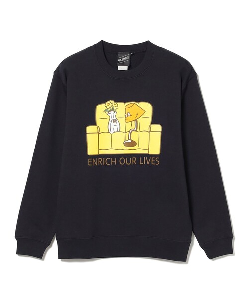 BEAMS T（ビームスティー）の「BEAMS T / ENRICH クルーネック スウェット（スウェット・メンズ・ネイビー/グレー・L/S/XL/M）」の8枚目の写真
