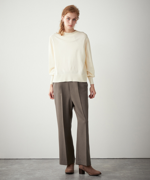 LE SOUK HOLIDAY(ルスークホリデー)の「スマートワイドパンツ(スラックス・レディース・ネイビー/モカ/ブラック・M/S/L)」の11枚目の写真