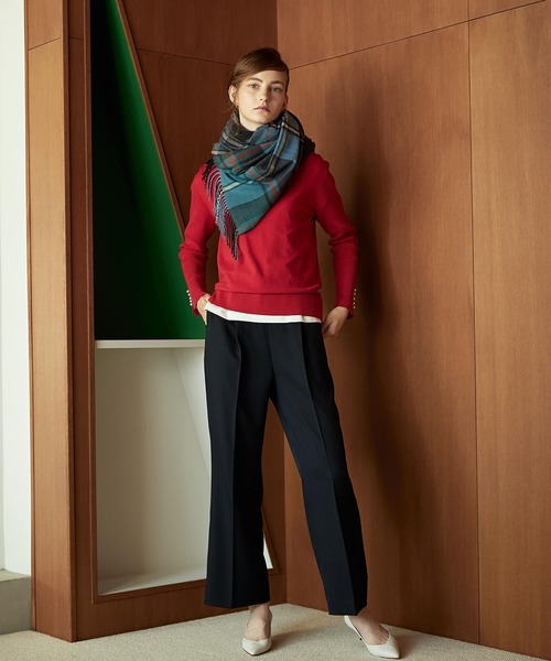 LE SOUK HOLIDAY(ルスークホリデー)の「スマートワイドパンツ(スラックス・レディース・ネイビー/モカ/ブラック・M/S/L)」の22枚目の写真