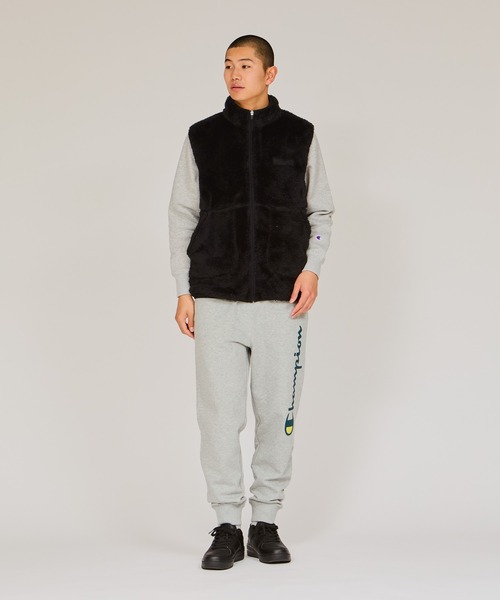Champion(チャンピオン)の「【Champion/チャンピオン】メンズ ベーシック ジップベスト(ベスト・メンズ・ブラック/ダークグリーン/ブルー系その他/ベージュ/チャコール/ネイビー/ブラウン・LARGE/MEDIUM/X-LARGE)」の8枚目の写真