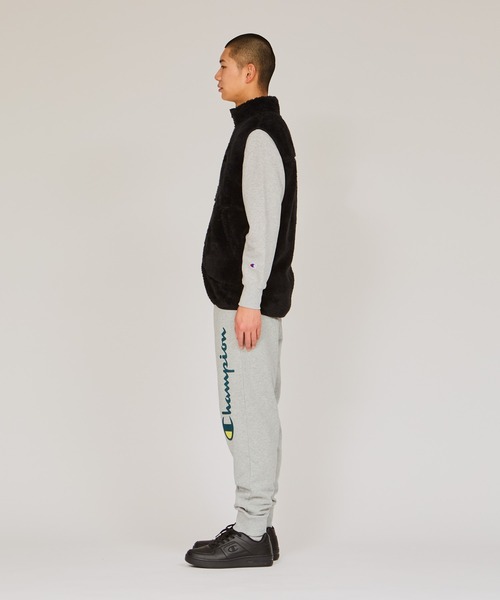 Champion(チャンピオン)の「【Champion/チャンピオン】メンズ ベーシック ジップベスト(ベスト・メンズ・ブラック/ダークグリーン/ブルー系その他/ベージュ/チャコール/ネイビー/ブラウン・LARGE/MEDIUM/X-LARGE)」の9枚目の写真