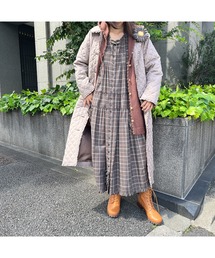 希少】PINK HOUSE ピンクハウス ロングコート ベージュ 腰紐付き