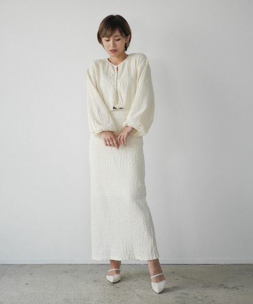 My shawty（ﾏｲｼｬｳﾃｨｰ）の「pocopoco set up（ワンピース・レディース・アイボリー/ブラック・FREE）」の19枚目の写真