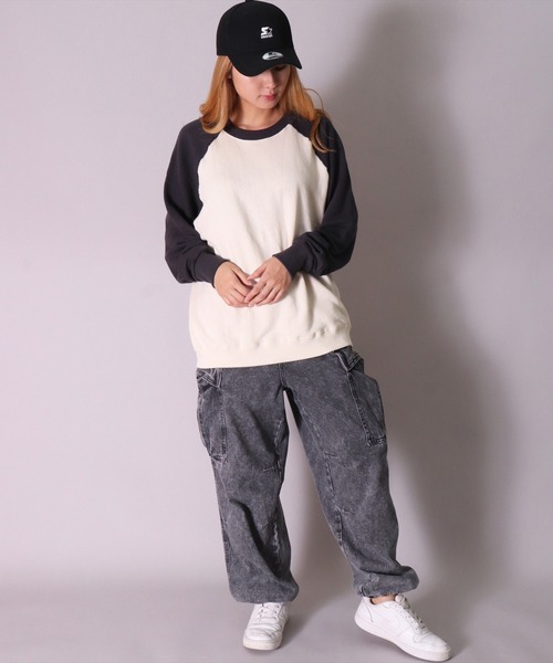 JEMORGAN（ジェーイーモーガン）の「(LK)【JEMORGAN】柔編み 裏毛 スウェット プルオーバー（スウェット・メンズ・グリーン/グレイッシュベージュ/チャコールグレー/マスタード・MEDIUM/X-LARGE/LARGE）」の5枚目の写真