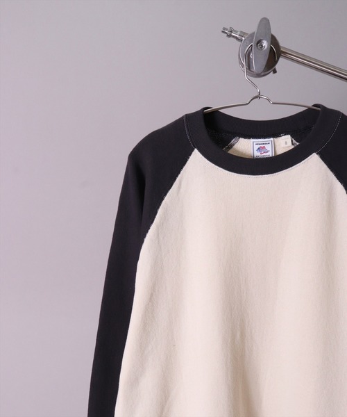 JEMORGAN（ジェーイーモーガン）の「(LK)【JEMORGAN】柔編み 裏毛 スウェット プルオーバー（スウェット・メンズ・グリーン/グレイッシュベージュ/チャコールグレー/マスタード・MEDIUM/X-LARGE/LARGE）」の9枚目の写真