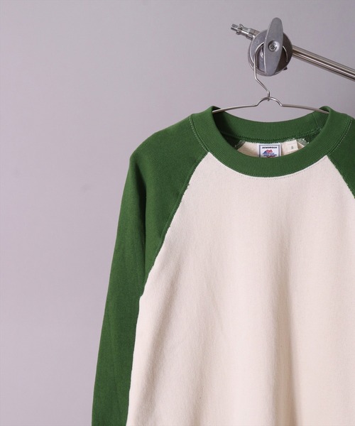 JEMORGAN（ジェーイーモーガン）の「(LK)【JEMORGAN】柔編み 裏毛 スウェット プルオーバー（スウェット・メンズ・グリーン/グレイッシュベージュ/チャコールグレー/マスタード・MEDIUM/X-LARGE/LARGE）」の11枚目の写真