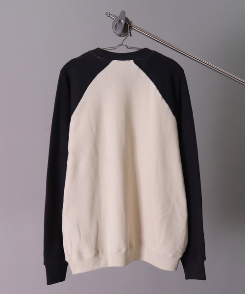 JEMORGAN（ジェーイーモーガン）の「(LK)【JEMORGAN】柔編み 裏毛 スウェット プルオーバー（スウェット・メンズ・グリーン/グレイッシュベージュ/チャコールグレー/マスタード・MEDIUM/X-LARGE/LARGE）」の14枚目の写真