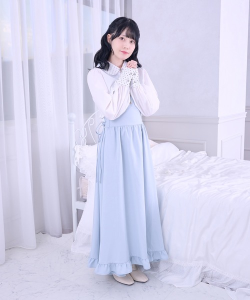 Pal elfy（パルエルフィー）の「ワンピース＋シャツボレロ（ワンピース