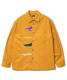 コーデュロイサメ刺繍R/Gシャツ